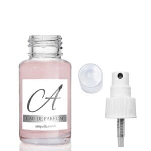 30ml Clear Atlas Glass Perfume Bottle