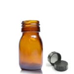 30ml Amber Glass Medicine Bottle With Screw Cap