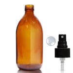 500ml Amber Glass Medicine Bottle With Atomiser Spray