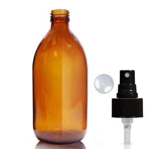 500ml Amber Glass Medicine Bottle With Atomiser Spray