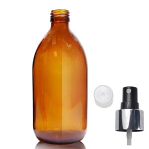 500ml Amber Glass Medicine Bottle With Luxury Atomiser Spray