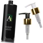 500ml Luxury Glossy Black Moisturiser Pump Bottle