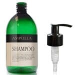 500ml Green PET Refillable Shampoo Bottle With Lotion Pump