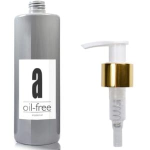 500ml Luxury Grey Moisturiser Pump Bottle