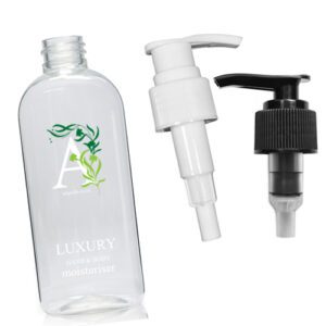 200ml Clear Flex Oval Moisturiser Pump Bottle