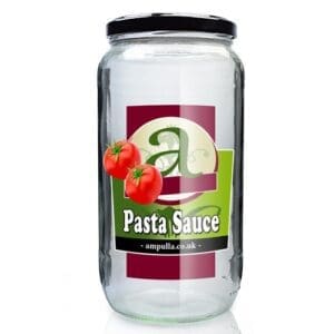 1062ml Glass Pasta Sauce Jar With Lid