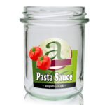 212ml Clear Glass Pasta Sauce Jar (No Cap)