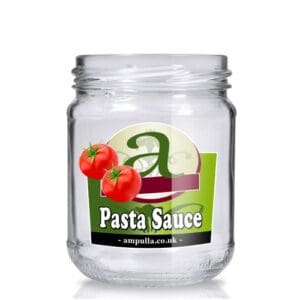 212ml Clear Glass Pasta Sauce Jar