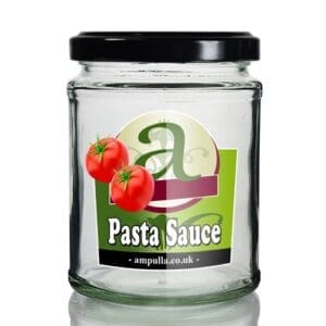 500ml Clear Glass Pasta Sauce Jar With Lid