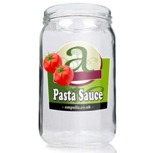 720ml Clear Glass Pasta Sauce Jar