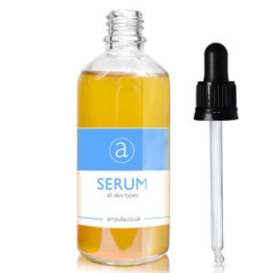 100ml Clear Glass Serum Bottle With Pipette