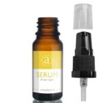 10ml Amber Glass Serum Bottle With Lotion Pump