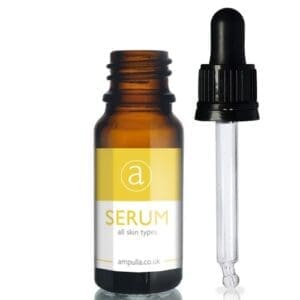 10ml Amber Glass Serum Bottle With Pipette