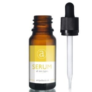 10ml Amber Glass Serum Bottle With CRC Pipette
