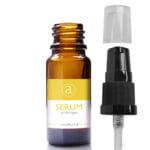 10ml Amber Glass Serum Bottle With Lotion Pump