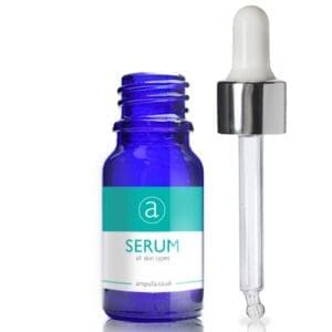 10ml Blue Glass Serum Bottle With Luxury Pipette