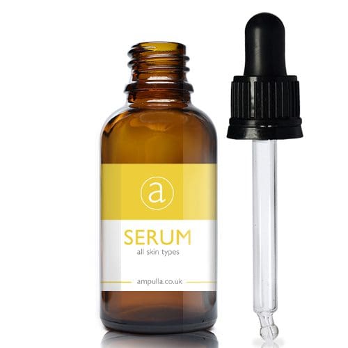 20ml Amber Glass Serum Bottle With T/E Pipette