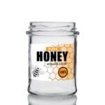 212ml Clear Glass Honey Jar