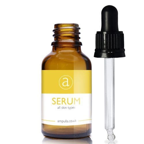 25ml Amber Glass Serum Bottle With pipette