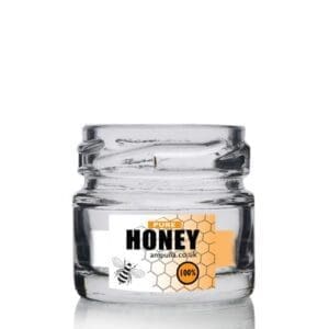 30ml Mini Glass Honey Jar
