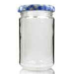 314ml Clear Glass Jar With Patterned Lid