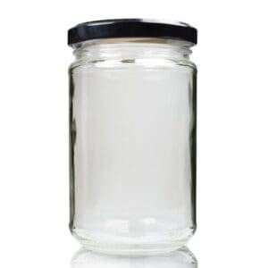 314ml Clear Glass Jar With Lid