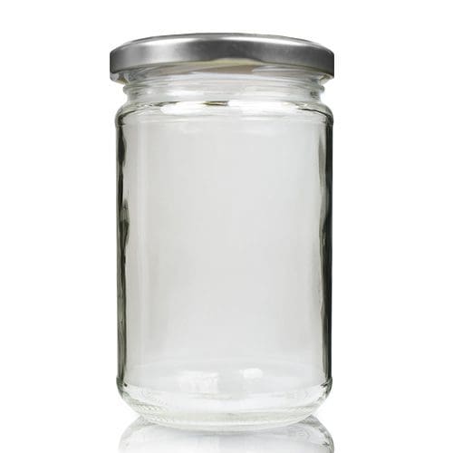 314ml Clear Glass Jar With Lid