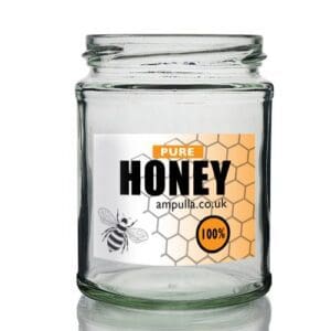 500ml Clear Glass Honey Jar
