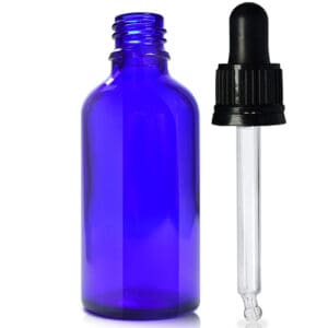 50ml Blue Dropper Bottle With T/E Pipette