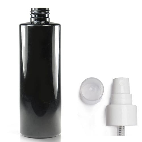 250ml Black Plastic Spray Bottle