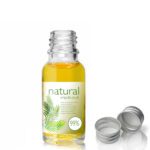 15ml Clear Glass Essential Oil Bottle With Aluminium Cap