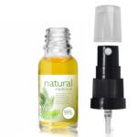 15ml Clear Glass Essential Oil Bottle With Atomiser Spray