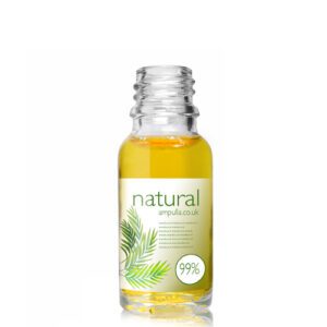 15ml Clear Glass Essential Oil Bottle (No Cap)