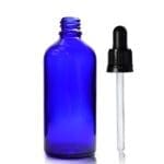 100ml Blue Dropper Bottle With Pipette And Wiper