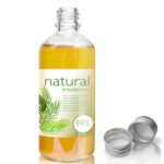 100ml Clear Glass Essential Oil Bottle With Aluminium Cap