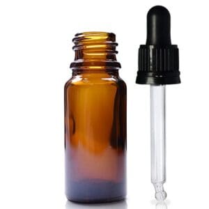 10ml Amber Bottle With Tamper Evident Pipette