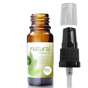 10ml Amber Glass Lotion Bottle