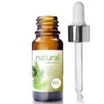 10ml Amber Glass Bottle With Silver Pipette