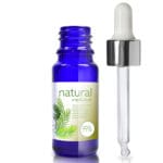 10ml Blue Glass Essential Oil Bottle With Luxury Pipette