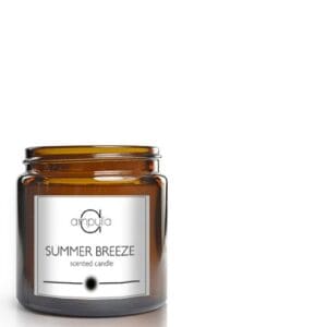 120ml Amber Glass Candle Jar