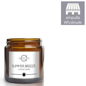 120ml Amber Glass Candle Jar
