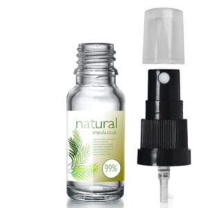 15ml Clear Glass Spray Bottle