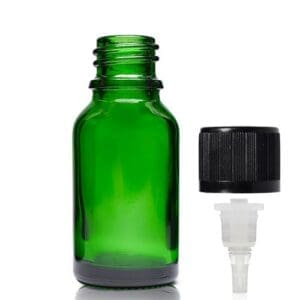 15ml Green Dropper Bottle With Child Resistant Cap