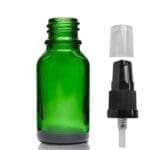 15ml Green Glass Essential Oil Bottle With Lotion Pump