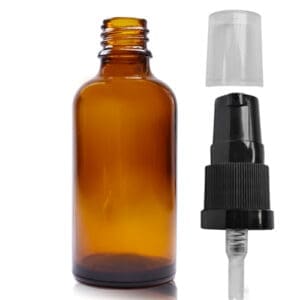 30ml Amber Glass Dropper Bottle & Lotion Pump