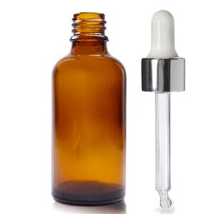 30ml Amber Glass Essential Oil Bottle With Luxury Pipette