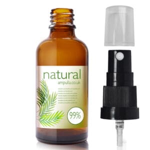 30ml Amber Glass Essential Oil Bottle With Atomiser Spray