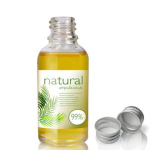 30ml Clear Glass Essential Oil Bottle With Aluminium Cap