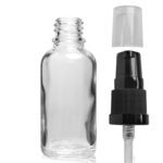 30ml Clear Glass Dropper Bottle With Lotion Pump