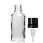 30ml Clear Glass Essential Oil Bottle With Dropper Cap